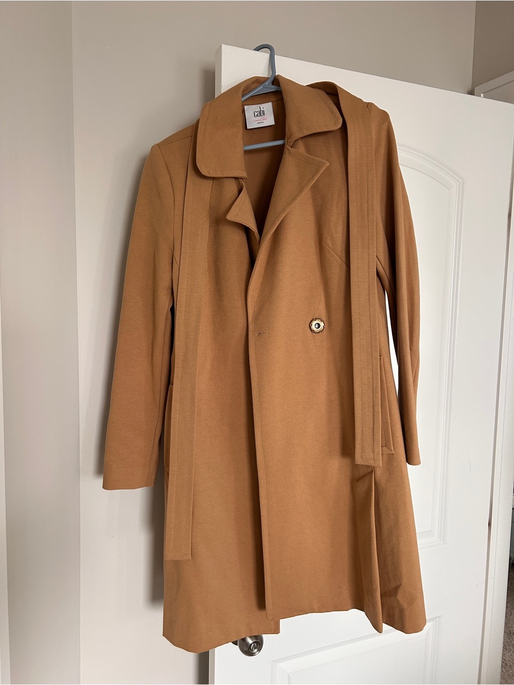 CAbi Casablanca Trench Coat with Self-Tie Belt